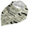 Hipster Cats & Mustache Bandana Closed