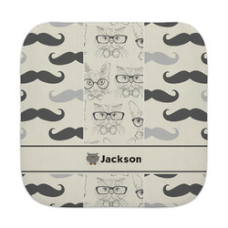Hipster Cats & Mustache Face Towel (Personalized)
