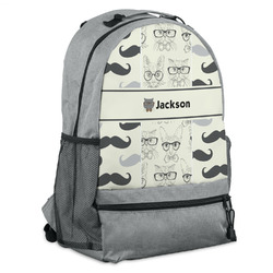 Hipster Cats & Mustache Backpack (Personalized)