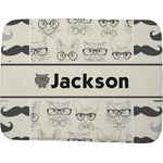 Hipster Cats & Mustache Memory Foam Bath Mat - 48"x36" (Personalized)