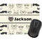 Hipster Cats & Mustache Rectangular Mouse Pad