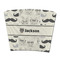 Hipster Cats & Mustache Party Cup Sleeves - without bottom - FRONT (flat)