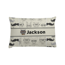 Hipster Cats & Mustache Pillow Case - Standard (Personalized)