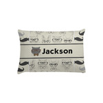 Hipster Cats & Mustache Pillow Case - Toddler (Personalized)