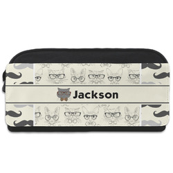 Hipster Cats & Mustache Shoe Bag (Personalized)