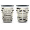 Hipster Cats & Mustache Shot Glass - Two Tone - APPROVAL