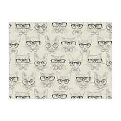 Hipster Cats & Mustache Large Tissue Papers Sheets - Heavyweight