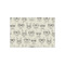 Hipster Cats & Mustache Tissue Paper - Heavyweight - Small - Front