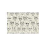 Hipster Cats & Mustache Small Tissue Papers Sheets - Lightweight