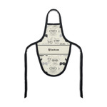 Hipster Cats & Mustache Bottle Apron (Personalized)