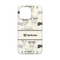 Hipster Cats & Mustache iPhone 13 Mini Case - Back