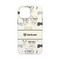 Hipster Cats & Mustache iPhone 13 Mini Tough Case - Back