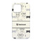 Hipster Cats & Mustache iPhone 13 Tough Case - Back