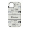 Hipster Cats & Mustache iPhone 14 Tough Case - Back