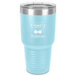 Hipster Cats 30 oz Stainless Steel Tumbler - Teal - Single-Sided (Personalized)