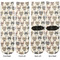 Hipster Cats Adult Crew Socks - Double Pair - Front and Back - Apvl