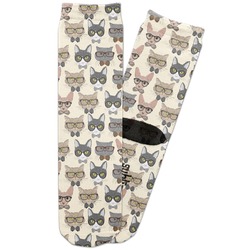 Hipster Cats Adult Crew Socks
