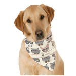 Hipster Cats Dog Bandana Scarf w/ Name or Text