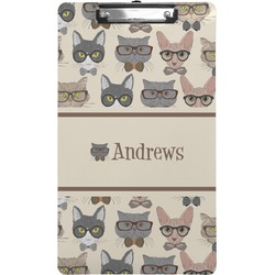 Hipster Cats Clipboard (Legal Size) (Personalized)