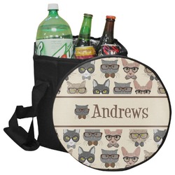 Hipster Cats Collapsible Cooler & Seat (Personalized)