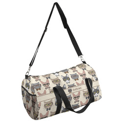 Hipster Cats Duffel Bag - Large (Personalized)