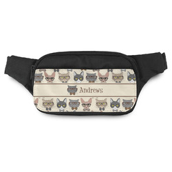 Hipster Cats Fanny Pack - Modern Style (Personalized)