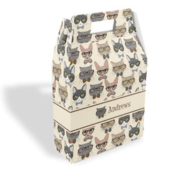 Hipster Cats Gable Favor Box (Personalized)