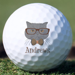 Hipster Cats Golf Balls (Personalized)