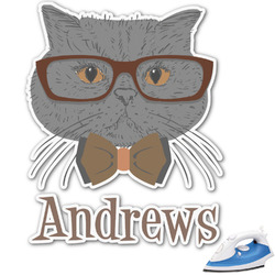 Hipster Cats Graphic Iron On Transfer - Up to 9"x9" (Personalized)