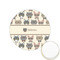 Hipster Cats Icing Circle - XSmall - Front