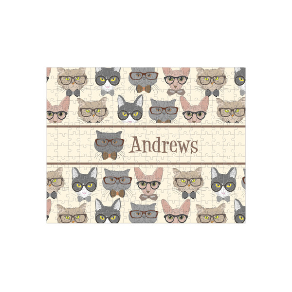 Custom Hipster Cats 252 pc Jigsaw Puzzle (Personalized)