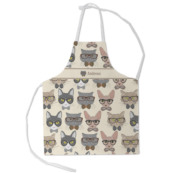 Custom Hipster Cats Kid's Apron - Small (Personalized)