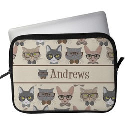 Hipster Cats Laptop Sleeve / Case - 11" (Personalized)