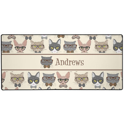 Hipster Cats 3XL Gaming Mouse Pad - 35" x 16" (Personalized)