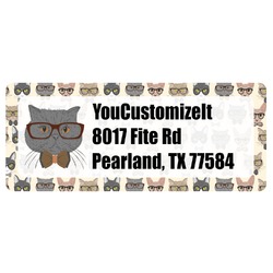 Hipster Cats Return Address Labels (Personalized)