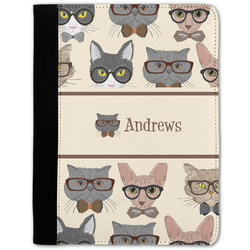 Hipster Cats Notebook Padfolio w/ Name or Text