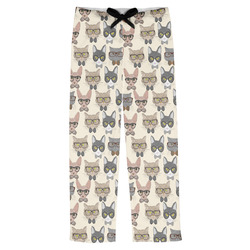 Hipster Cats Mens Pajama Pants - L