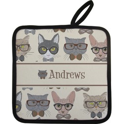 Hipster Cats Pot Holder w/ Name or Text