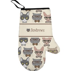 Hipster Cats Oven Mitt (Personalized)
