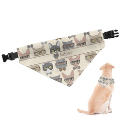 Hipster Cats Dog Bandana - Large (Personalized)