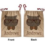 Hipster Cats Santa Sack - Front & Back (Personalized)