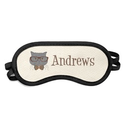 Hipster Cats Sleeping Eye Mask (Personalized)