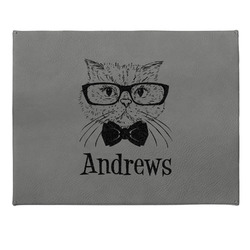 Hipster Cats Gift Boxes w/ Engraved Leather Lid (Personalized)