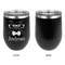 Hipster Cats Stainless Wine Tumblers - Black - Single Sided - Approval