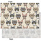 Hipster Cats Tissue Paper - Heavyweight - XL - Front & Back