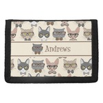 Hipster Cats Trifold Wallet (Personalized)