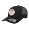 Hipster Cats Trucker Hat - Black (Personalized)