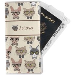 Hipster Cats Travel Document Holder