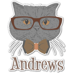 Hipster Cats Graphic Decal - Medium (Personalized)