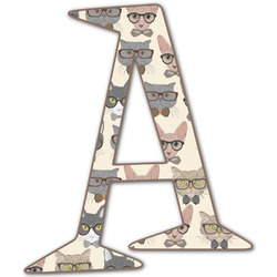 Hipster Cats Letter Decal - Small (Personalized)